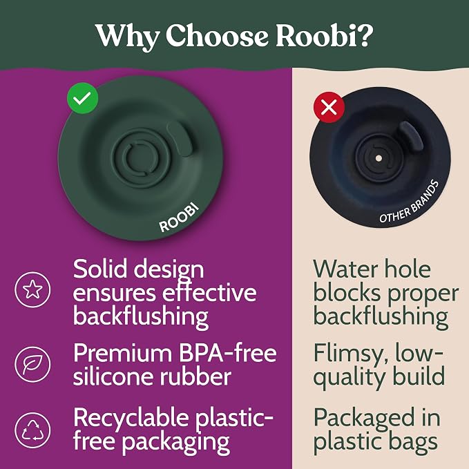 Roobi Espresso Cleaning Disc Compatible with Breville. 54mm Backflush for Disc Espresso Cleaning Tablets, 2 Pack - Image 4