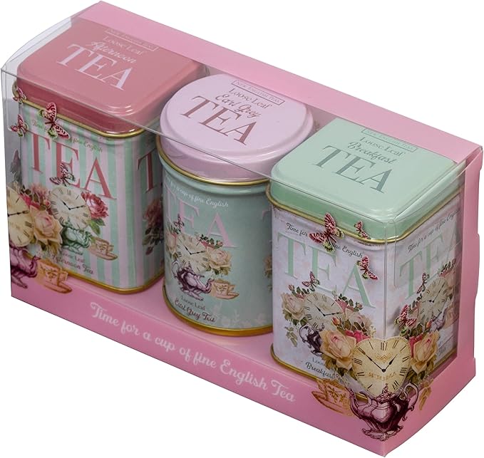 New English Teas Retro Time for Tea Vintage Tin with 70g Loose Tea