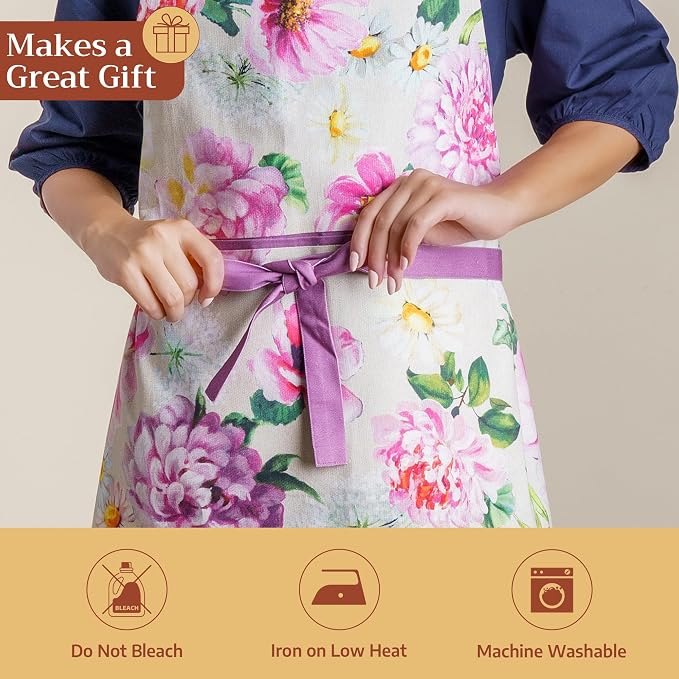 Maison d' Hermine 100% Cotton Apron for women with Pocket Kitchen Chef Apron for Men Cooking Mothers Day Gifts - Image 5