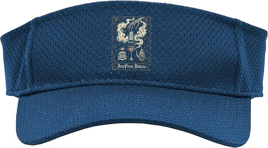 Gothic AeroPress Coffee Shirts Mystical Coffee Brewing Scene Sport Sun Visor