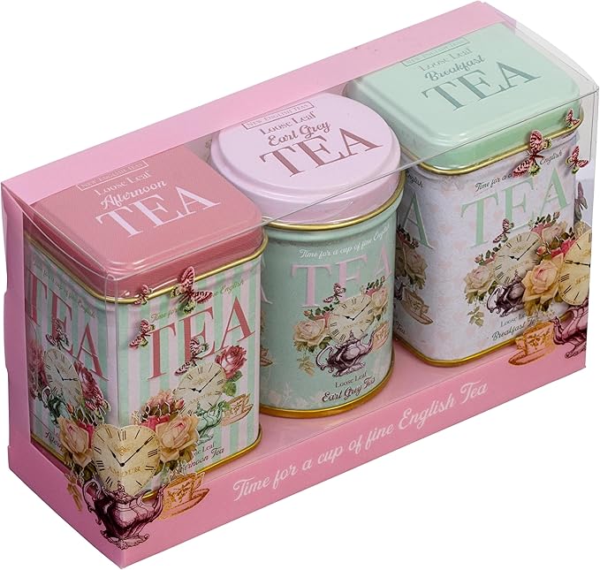 New English Teas Retro Time for Tea Vintage Tin with 70g Loose Tea