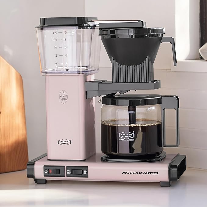 Technivorm Moccamaster 53635 KBGV Select 10-Cup Coffee Maker Cherry Blossom, 40 Ounce, 1.25l