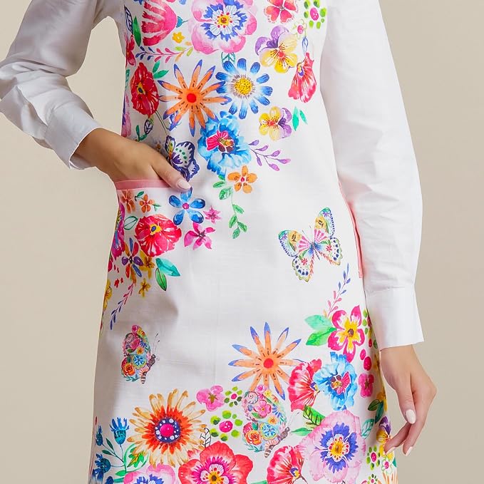 Maison d' Hermine 100% Cotton Apron for women with Pocket Kitchen Chef Apron for Men Cooking Mothers Day Gifts - Image 8
