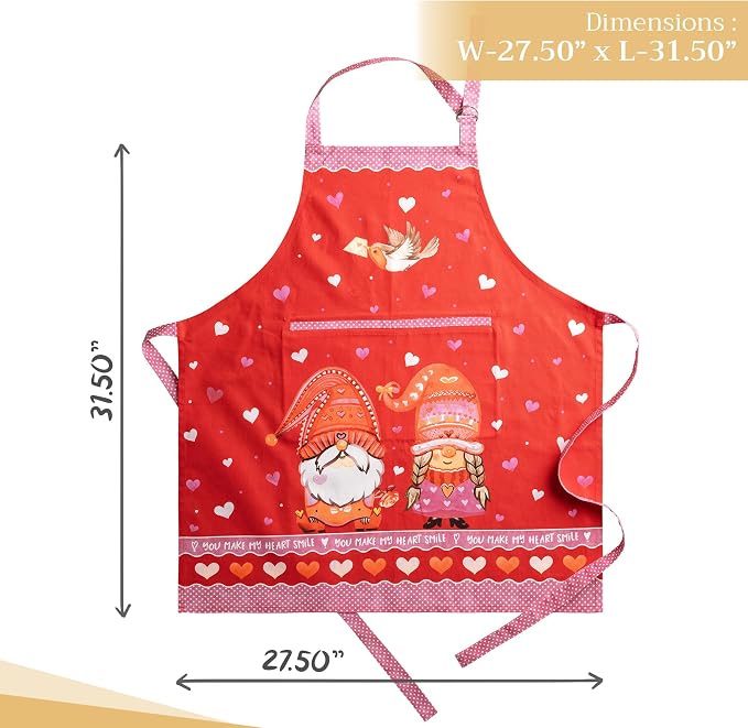 Maison d' Hermine 100% Cotton Apron for women with Pocket Kitchen Chef Apron for Men Cooking Mothers Day Gifts - Image 4