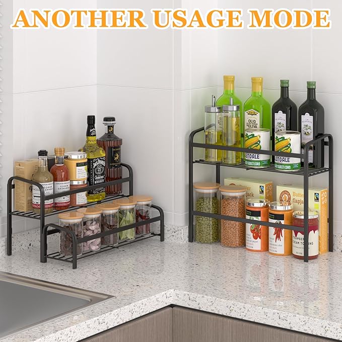 DTUQYX Coffee Syrup Organizer 3-Tier, 12 Bottles Capacity Coffee Syrup Rack,Metal Syrup Stand for Spice, Wine, Liquor, Bottle, Coffee Bar Station Racks Magnetic, No Installation