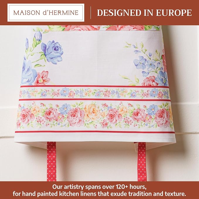 Maison d' Hermine 100% Cotton Apron for women with Pocket Kitchen Chef Apron for Men Cooking Mothers Day Gifts - Image 2