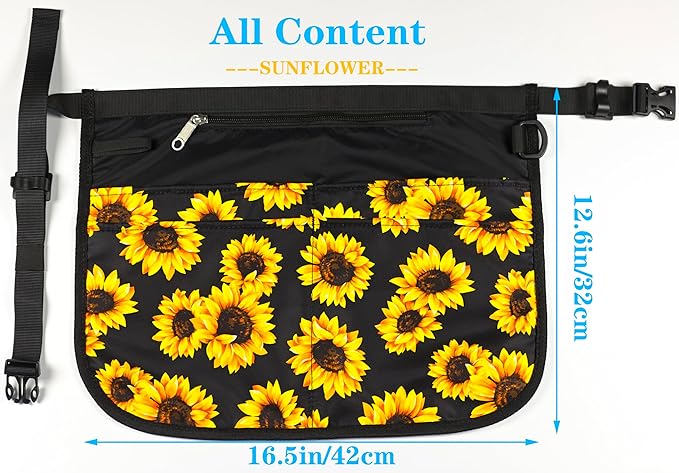 Waterproof Server Apron for Women with 5 Pockets,Quickly Put on and Take off Waitress Aprons,Work Apron for Bartender Barista