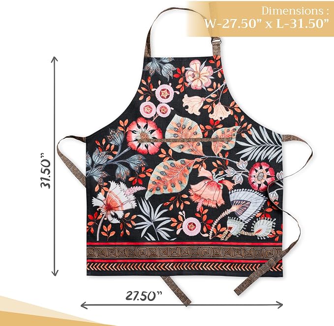 Maison d' Hermine 100% Cotton Apron for women with Pocket Kitchen Chef Apron for Men Cooking Mothers Day Gifts - Image 4