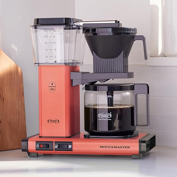 Technivorm Moccamaster 53634 KBGV Select 10-Cup Coffee Maker Sorbet, 40 Ounce, 1.25l