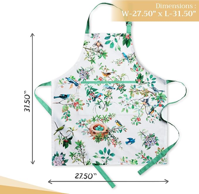 Maison d' Hermine 100% Cotton Apron for women with Pocket Kitchen Chef Apron for Men Cooking Mothers Day Gifts - Image 4