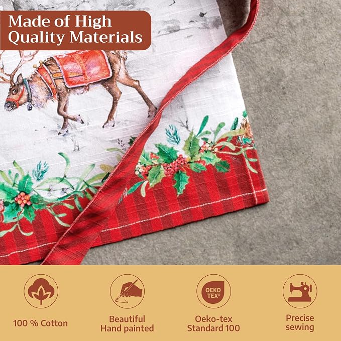 Maison d' Hermine 100% Cotton Apron for women with Pocket Kitchen Chef Apron for Men Cooking Mothers Day Gifts - Image 3
