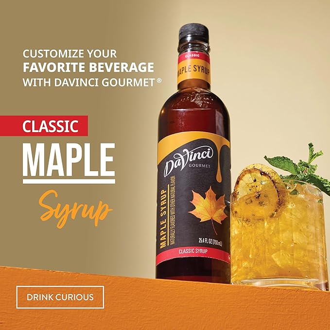 DaVinci Gourmet Maple Syrup, 25.4 Fluid Ounces (Pack of 1)