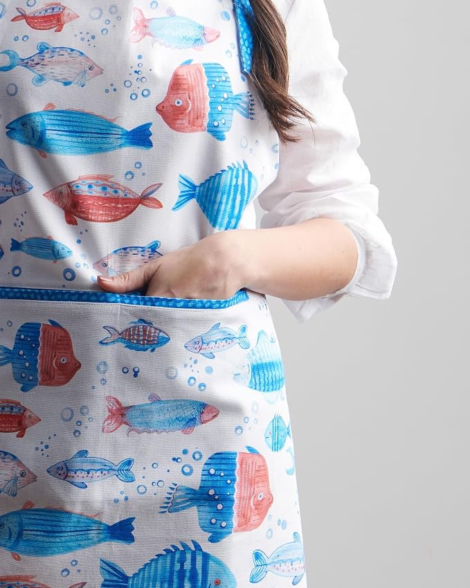 Maison d' Hermine 100% Cotton Apron for women with Pocket Kitchen Chef Apron for Men Cooking Mothers Day Gifts - Image 9