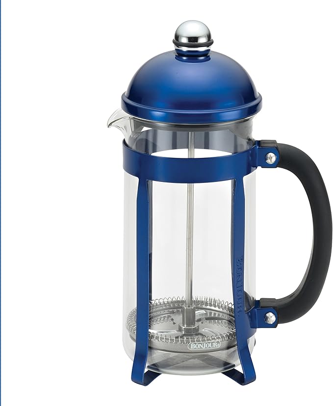 BonJour Coffee 8-Cup Maximus French Press, Blue