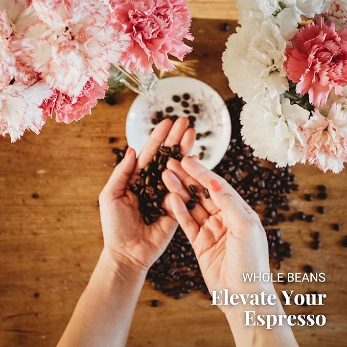 Caffe Vergnano 1882 Espresso Whole Bean Arabica Roast Coffee, 1.1 lb bag - Italian Medium Roast Coffee Beans with notes of Chocolate, Nuts & Caramel, Intensity 7/10-500g Bag (6 Pack)