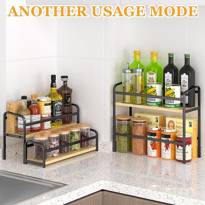 DTUQYX Coffee Syrup Organizer, 3-Tier 12 Bottles Capacity Coffee Syrup Rack, Syrup Rack for Syrup, Wine, Dressing for Kitchen Coffee Station, Magnetic one-Step Installation…