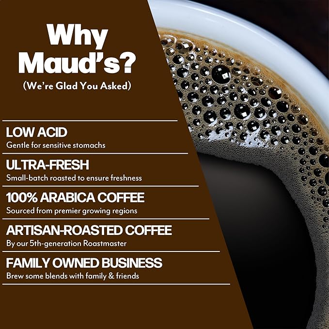 Maud's Dark Roast, French Roast & Espresso Coffee Pods Bundle, 54 ct, Single Serve Pods – 100% Arabica Coffee, Compatible with Keurig K Cups Maker