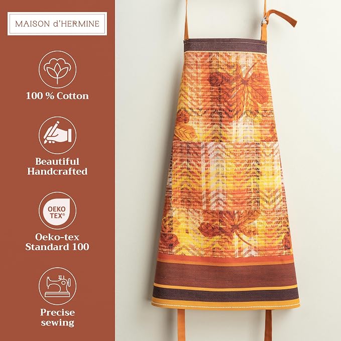 Maison d' Hermine 100% Cotton Apron for women with Pocket Kitchen Chef Apron for Men Cooking Mothers Day Gifts - Image 2