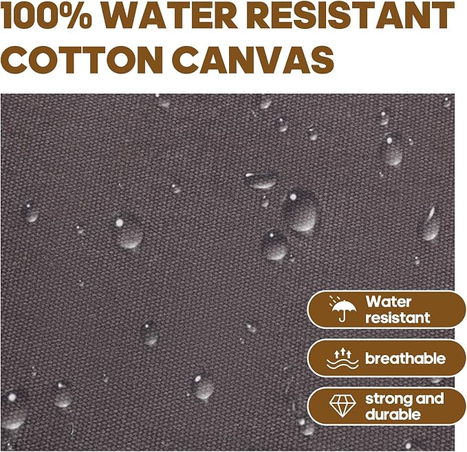 Aprons For Women Men With Large Pockets, Waterproof Cotton Chef Aprons For Cooking Server Grilling Bbq Kitchen - Image 2