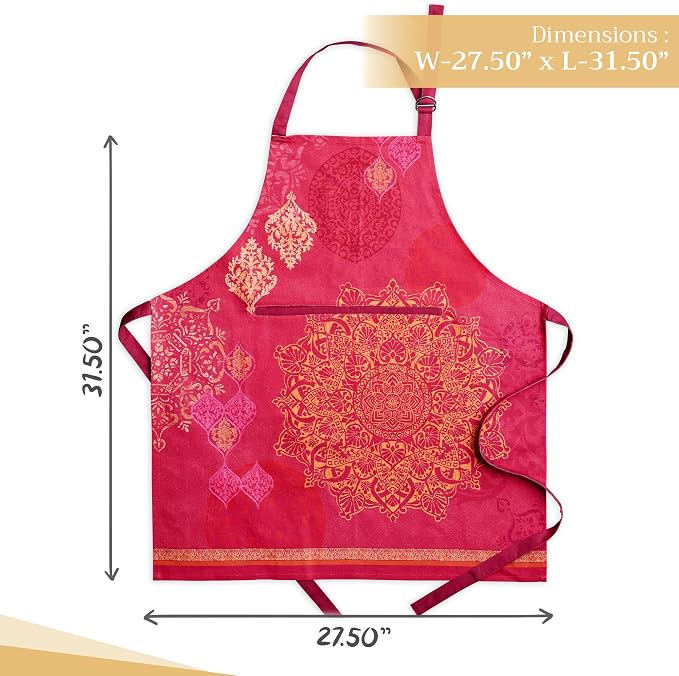 Maison d' Hermine 100% Cotton Apron for women with Pocket Kitchen Chef Apron for Men Cooking Mothers Day Gifts - Image 4