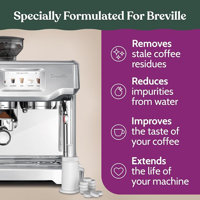 Roobi Espresso Cleaning Kit compatible with Breville ClaroSwiss Filters. Includes 24 Cleaning Tablets and 2 ClaroSwiss Water Filters. Carbon Neutral. 6 Month Supply. - Image 4