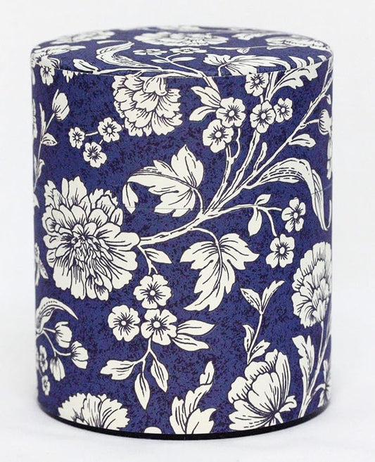 Tea Tin Canister: Florence Collection Wide 7oz (200g) TSC-027, Japan