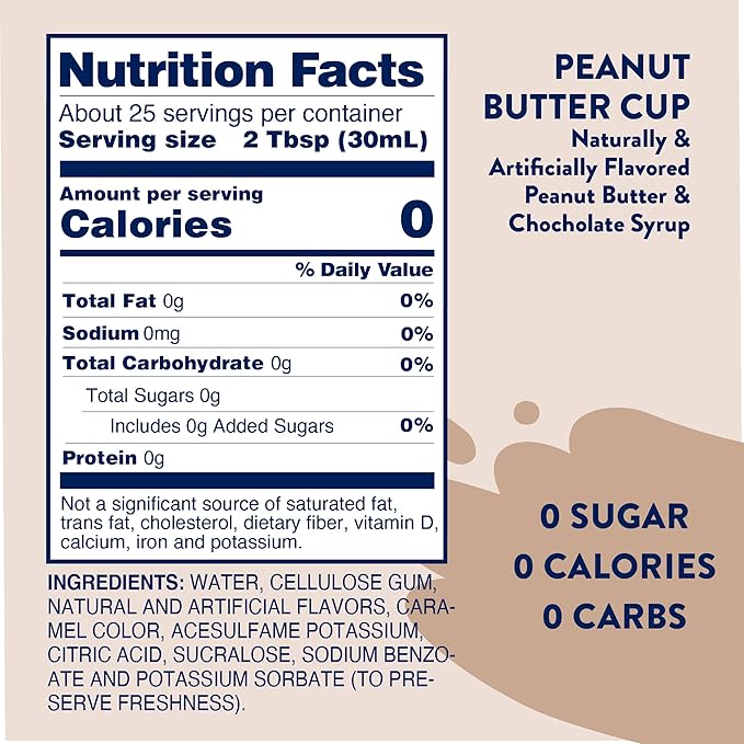 Jordan's Skinny Mixes Peanut Butter Cup Skinny Syrup
