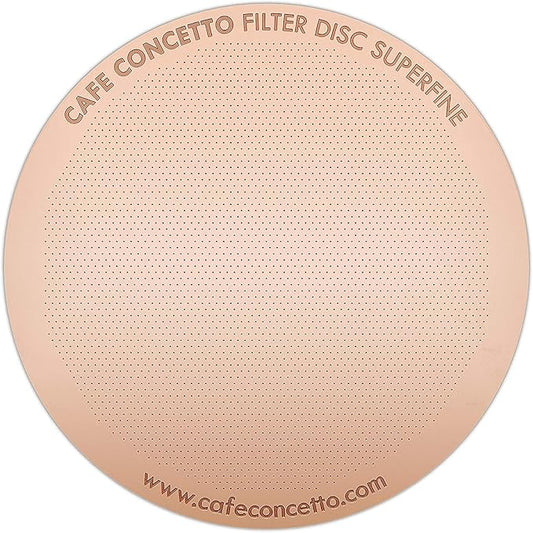 Filter for use in AeroPress XL Coffee Makers (Superfine XL) - Premium Replacement Disc - Reusable Metal, Titanium Coated Stainless Steel. Upgrade Your Mesh or Filter Papers