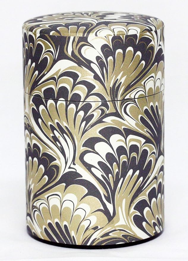 Tea Tin Canister: Florence Collection Long 5.3oz (150g) TSC-053, Japan