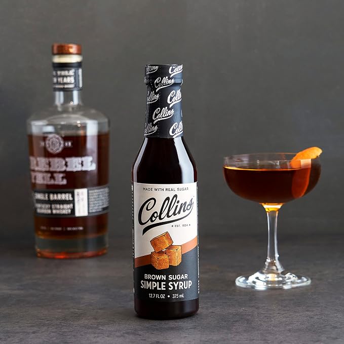Collins Brown Sugar Simple Syrup - Real Brown Sugar Syrup Cocktails and Coffee Syrup - Cocktail Syrup, Perfect for Coffee and Bourbon Drinks, 12.7oz Set of 1 - Image 7