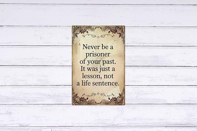 Inspirational Vintage Metal Tin Sign Idea Humorous Bar for Man Cave Garage Kitchen Living Room Wall Decor 8x12 In