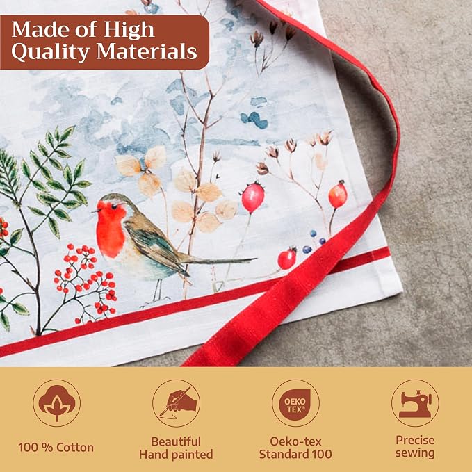 Maison d' Hermine 100% Cotton Apron for women with Pocket Kitchen Chef Apron for Men Cooking Mothers Day Gifts - Image 3