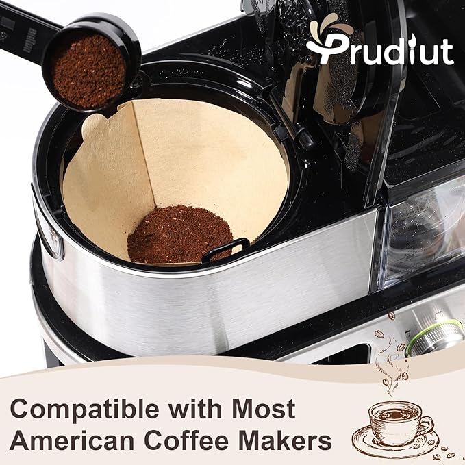 360 Count #4 Cone Coffee Filters 8-12 Cups, Disposable Natural Coffee Filters 4 Cone Paper Unbleached 4 Filters Paper Compatible with Ninja, Drip and Pour Over Coffee Maker