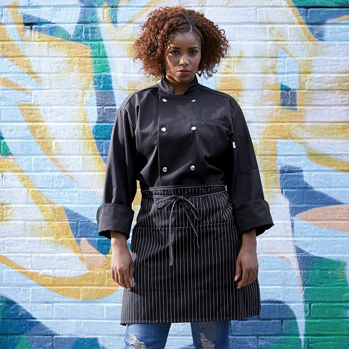 Uncommon Threads Unisex Half Waist Apron with Two Pockets - Image 2