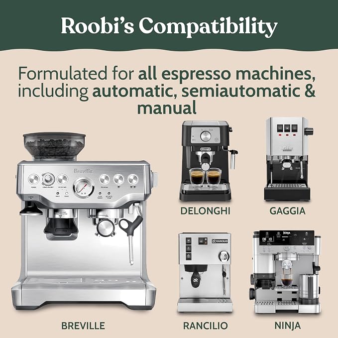 Roobi Espresso Machine Cleaning Tablets. Coffee Machine Cleaner Tabs. 100 Count Carbon Neutral Espresso Clean Pack. - Image 7