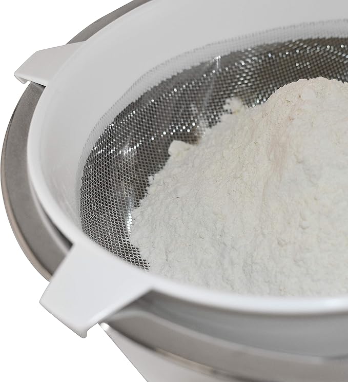 Norpro Stainless Steel Strainer, 8-1/2", 8.5", White