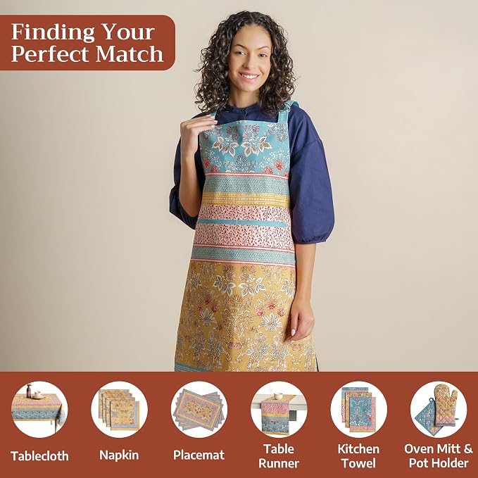 Maison d' Hermine 100% Cotton Apron for women with Pocket Kitchen Chef Apron for Men Cooking Mothers Day Gifts - Image 4