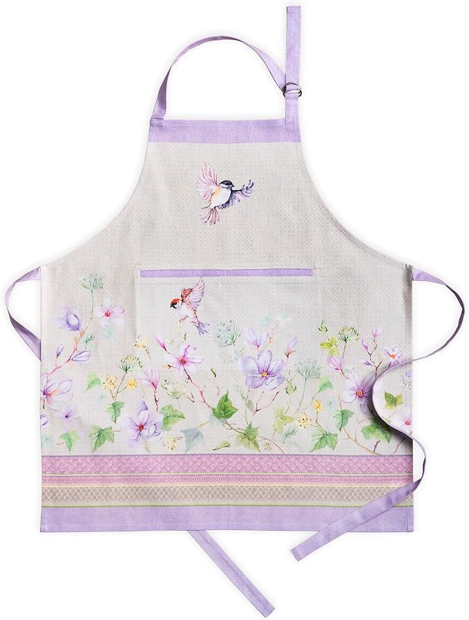Maison d' Hermine 100% Cotton Apron for women with Pocket Kitchen Chef Apron for Men Cooking Mothers Day Gifts by MaisondHermine