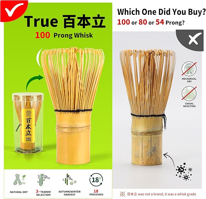 TEANAGOO 7 Pcs Matcha Whisk Set,Matcha Set for Ceremony,Matcha Kit Junware-Blue,Matcha Tea Set for Making Breakfast/Latte,Ceramic Bowl(chawan) whith Spout and Whisk,Gift for Matcha Lover