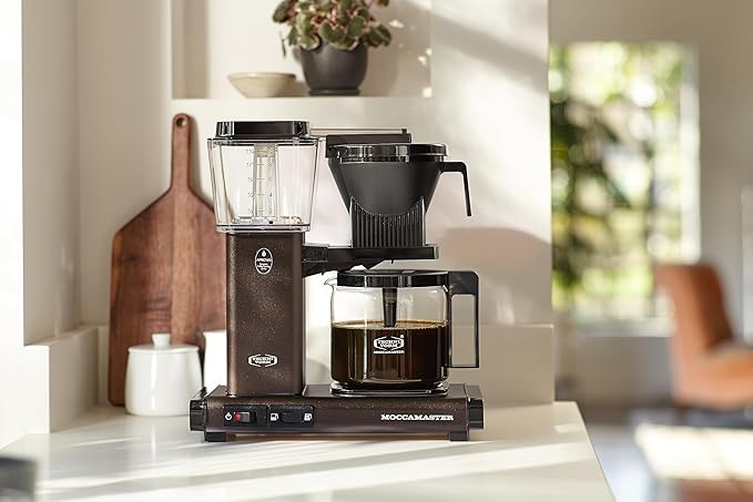 Technivorm Moccamaster 53932 KBGV Select 10-Cup Coffee Maker, Dutch Cocoa, 40 ounce, 1.25l