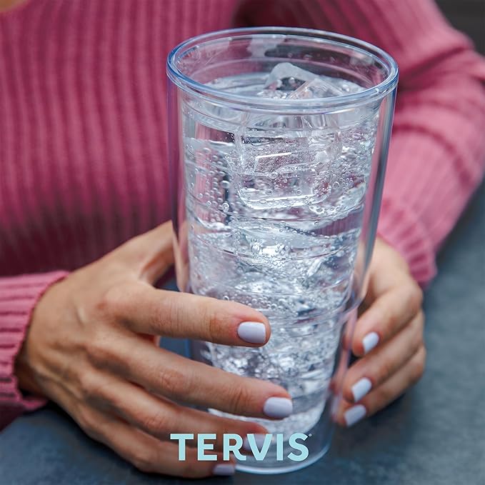 Tervis Sara Berrenson Chickadee Christmas Holiday Made in USA Double Walled Insulated Tumbler Travel Cup Keeps Drinks Cold & Hot, 24oz, Classic