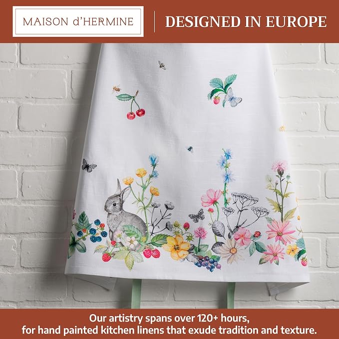 Maison d' Hermine 100% Cotton Apron for women with Pocket Kitchen Chef Apron for Men Cooking Mothers Day Gifts - Image 2