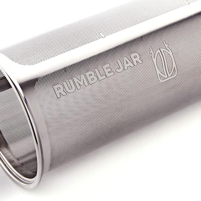 Rumble Jar - Next-Gen Cold Brew Coffee Maker for Mason Jars - 200 Micron Filter Is Ideal for Coarse Grounds & Stronger Coffee - Standalone Filter (no Mason Jar included)