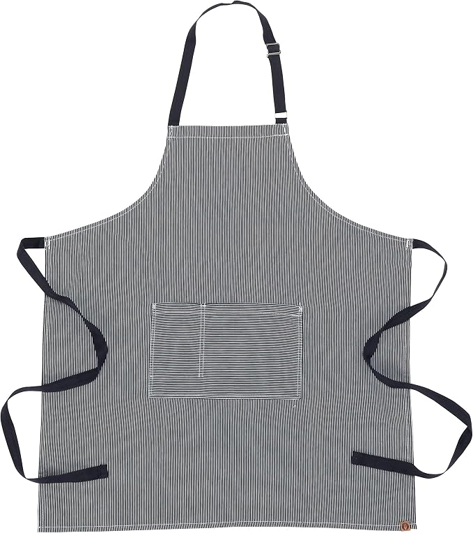 Chef Works Unisex Portland Kitchen Apron, Indigo Blue, One Size - Image 6