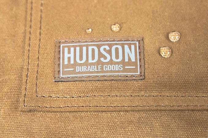 Hudson Durable Goods - Woodworking Edition - Waxed Canvas Apron - Brown - Image 7