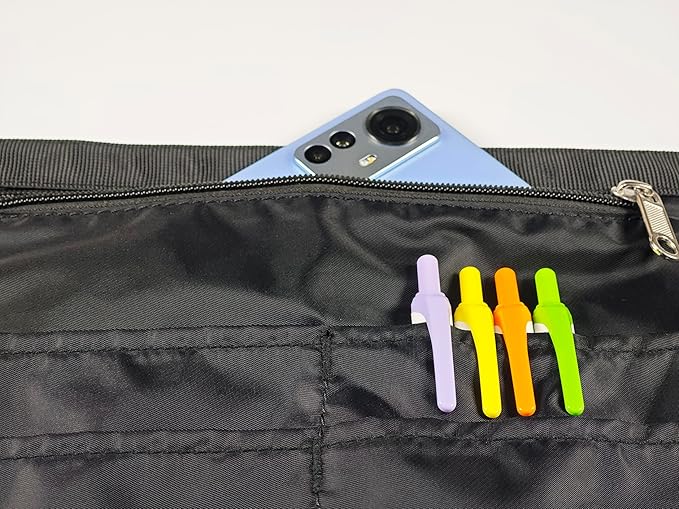 Waterproof Server Apron for Women with 5 Pockets,Quickly Put on and Take off Waitress Aprons,Work Apron for Bartender Barista