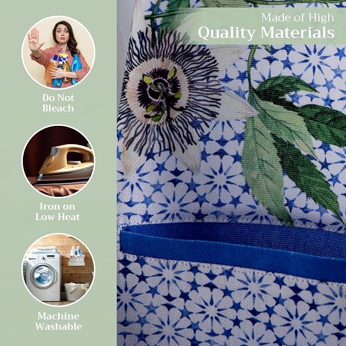 Maison d' Hermine 100% Cotton Apron for women with Pocket Kitchen Chef Apron for Men Cooking Mothers Day Gifts - Image 3