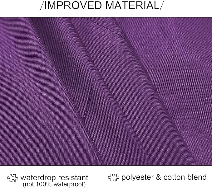6 PCS Plain Bib Aprons for Women Men Bulk,Multicolor Apron with 2 Pockets for Painting Crafting Baking Cooking Kitchen.(6pcs-6colors) … - Image 5