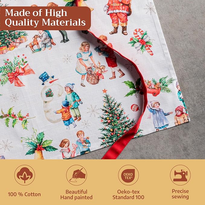 Maison d' Hermine 100% Cotton Apron for women with Pocket Kitchen Chef Apron for Men Cooking Mothers Day Gifts - Image 3