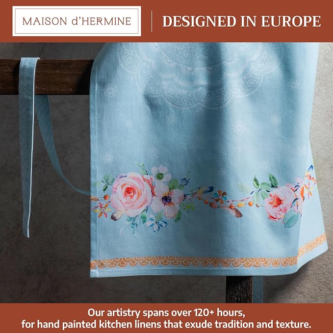 Maison d' Hermine 100% Cotton Apron for women with Pocket Kitchen Chef Apron for Men Cooking Mothers Day Gifts - Image 2
